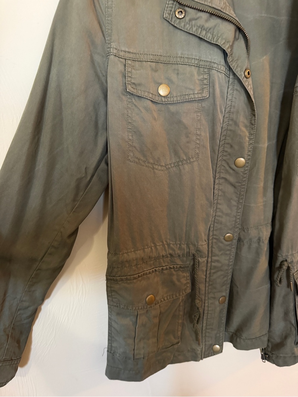 Kut from the Kloth Olive Utility Field Jacket - Picture 3 of 4